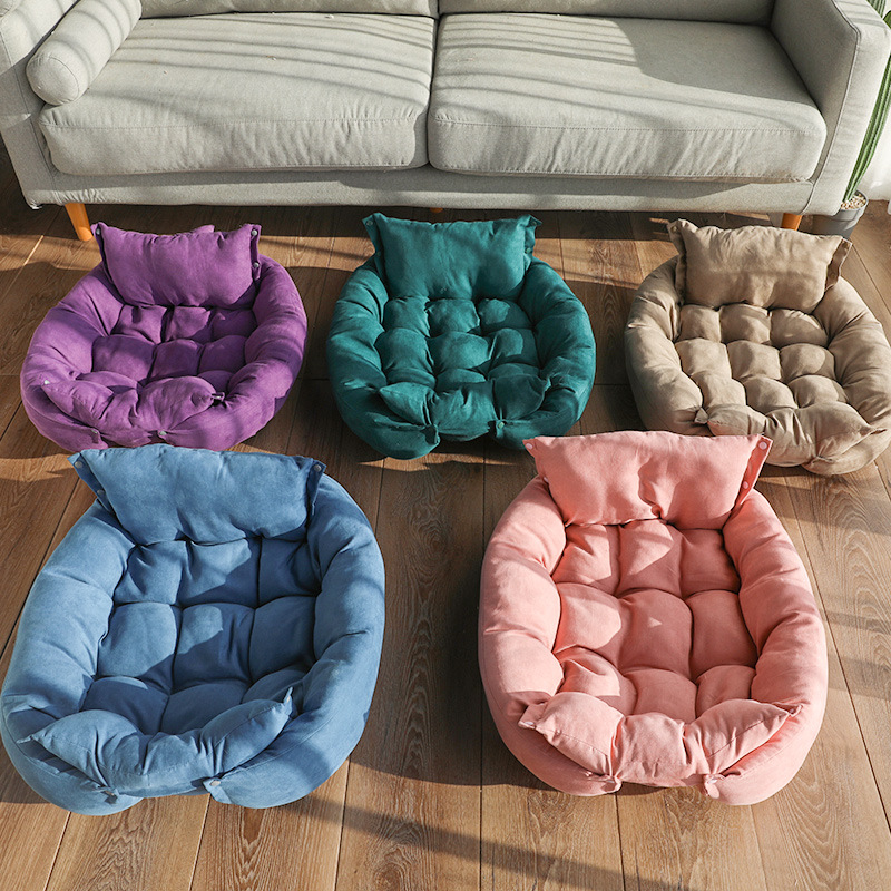 Fold-Flat Nest Sofa Bed for Cats & Small Pets