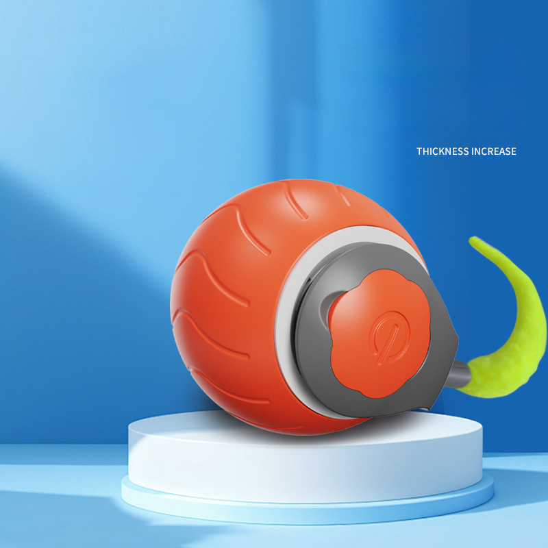 Self-Rolling Cat Ball with Tail