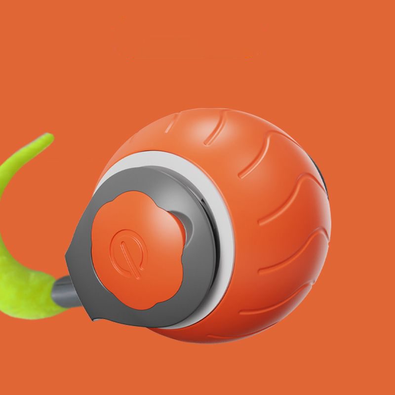 Self-Rolling Cat Ball with Tail