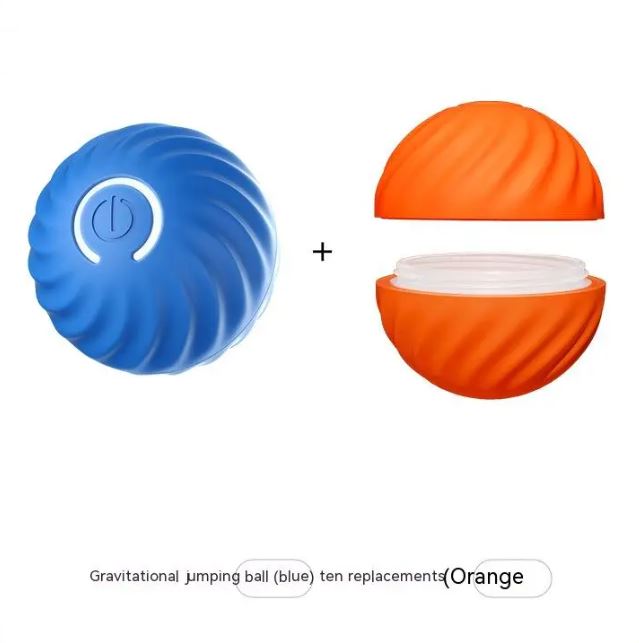 Gravity jumping ball for dogs