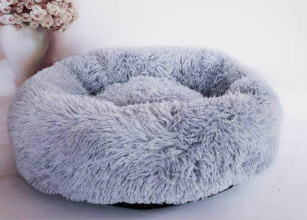 Cloud Round Plush Pet Bed