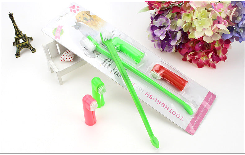 Pet Toothbrush Set (3 Pieces)