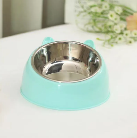 Tilted Double Food & Water Bowl
