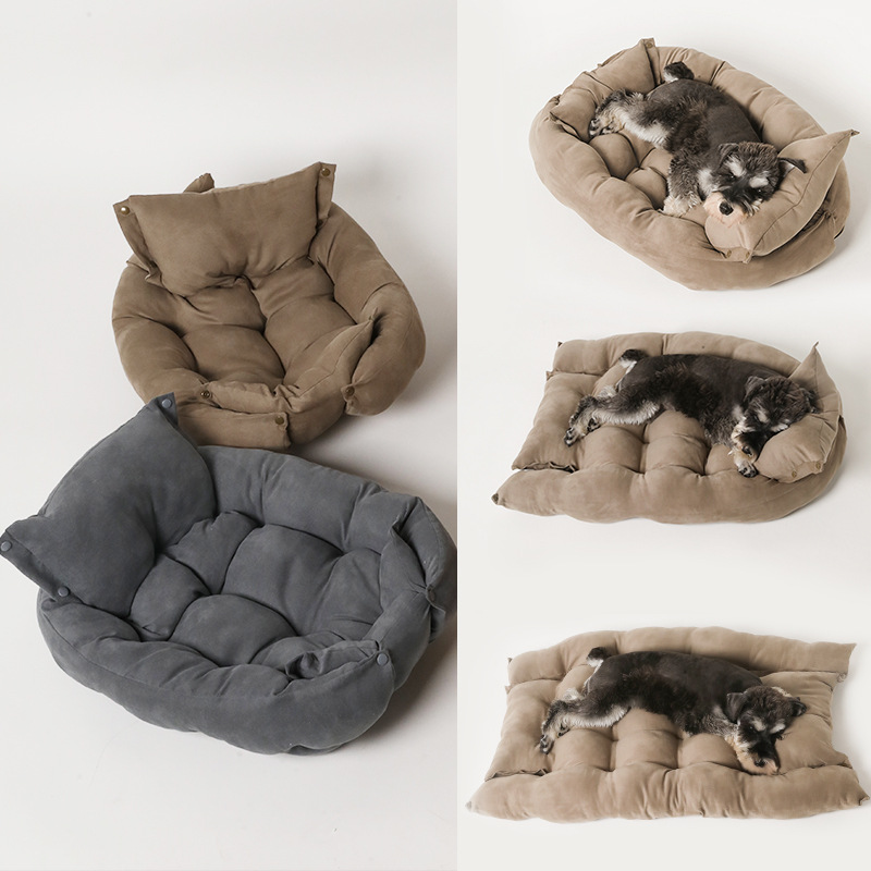 Fold-Flat Nest Sofa Bed for Cats & Small Pets