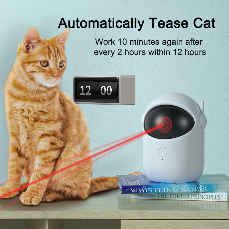 Automatic Laser Cat Toy features