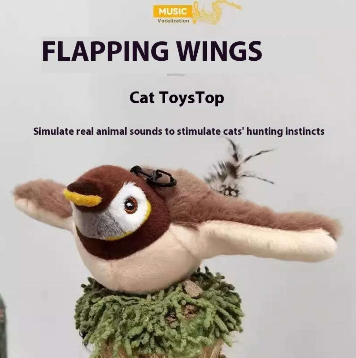 Wiggle Bird Plush Toy