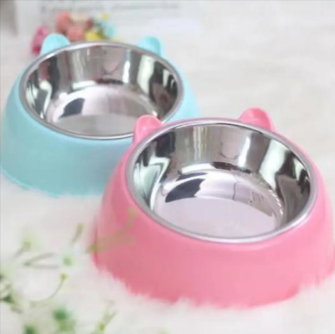 Tilted Double Food & Water Bowl