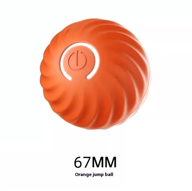 Gravity jumping ball for dogs