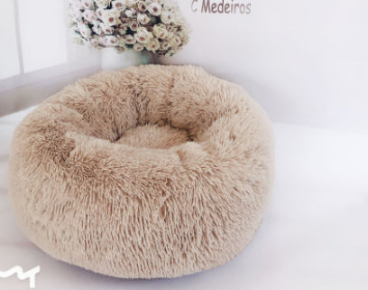 Cloud Round Plush Pet Bed