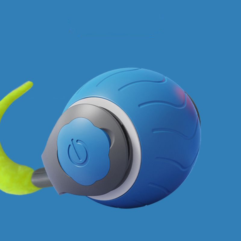 Self-Rolling Cat Ball with Tail